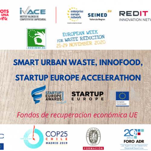 El evento Smart Waste Startup Europe Accelerathon (Urban Waste & Innofood) promete abarcar la temática de residuos urbanos e innofood durante la #EWWR