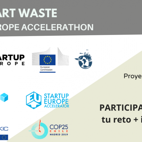 CONVOCATORIA | ¿Tienes un proyecto disruptivo que ayude a la sostenibilidad de los desechos urbanos? ¡Con el Smart Waste Startup Europe Accelerathon podrás ponerlo en marcha!