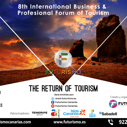 El VII Foro Empresarial para Profesionales del turismo FUTURISMO 2021 “The Return of Tourism”, conecta a más de 3.000 personas de 32 países diferentes
